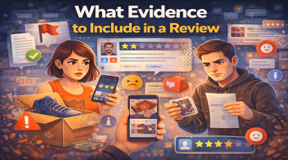 What evidence to include in a review