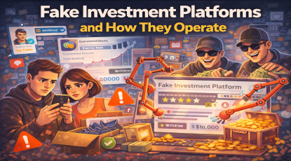 Fake investment platforms and how they operate